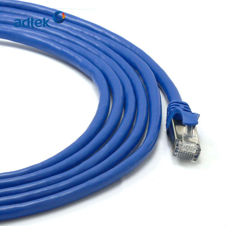 3m CAT6六类屏蔽（SFTP）网络跳线 26AWG 蓝色PVC/LSZH