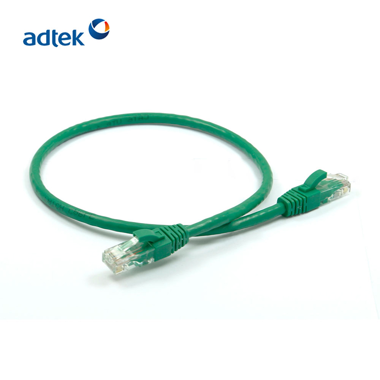 0.3m CAT6非屏蔽（UTP）网络跳线 24AWG PVC/LSZH绿色